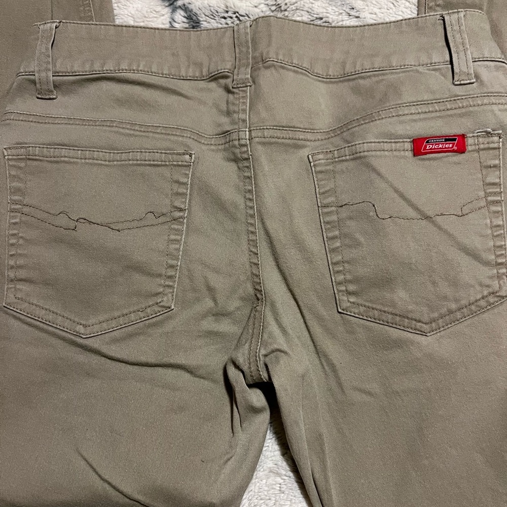 Dickies khaki skinny jeans size 7